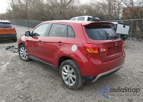 2014 Mitsubishi Outlander Sport Se from USA, damaged, VIN 4A4AR4AU6EE013308